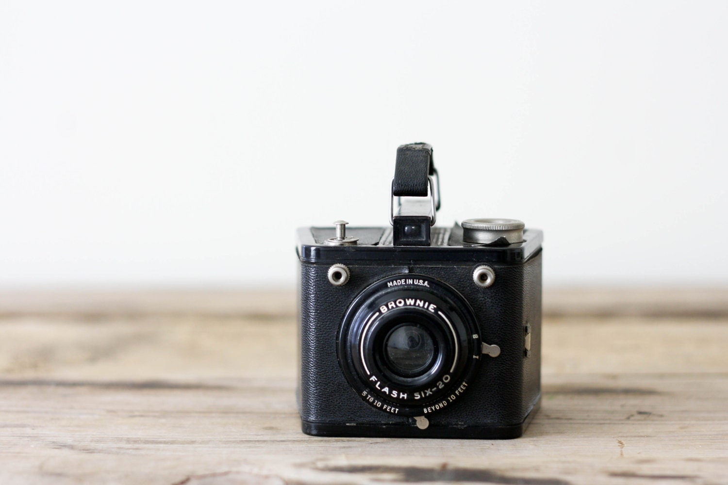 Antique Brownie Camera, Flash Six-20 by Kodak