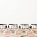 Silver Ombre Cocktail Glasses, Set of Four Vintage Rocks Glasses