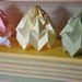 Moth origami lampshade brown