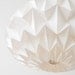 RESERVED for CATHARINA  Signature white paper origami lampshade - size XL - hanging