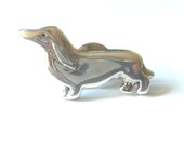 Sterling Silver Dachshund Pin