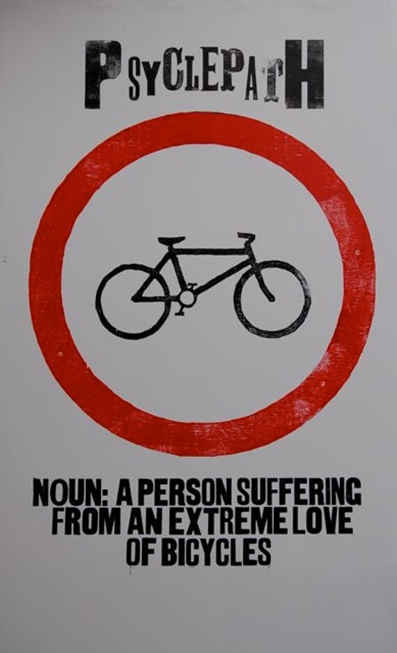 Psyclepath Letterpress Poster