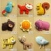 Making your own mobile for your baby - Baby crib mobile, safari mobile, animal mobile, jungle mobile, bird mobile, felt Mobiles
