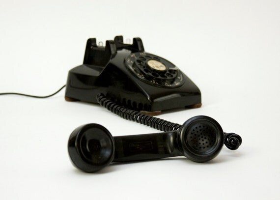 Rotary Phone - Black, Western Electric