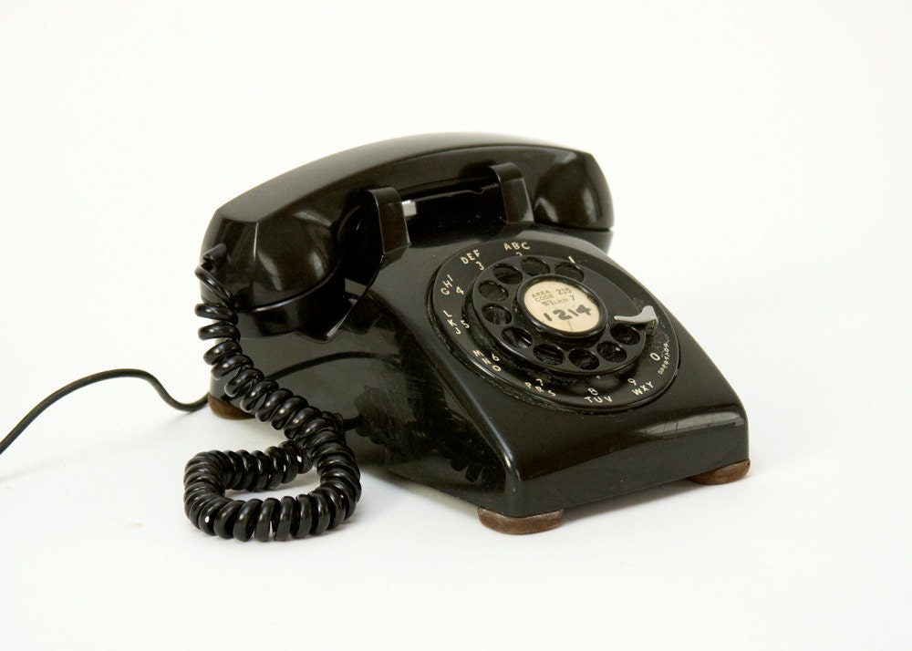 Rotary Phone - Black, Western Electric