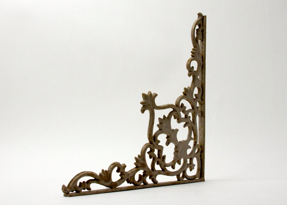 Shelf Brackets - Cast Iron, Vintage