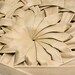 Basket - Palm Frond, Rosettes, Vintage
