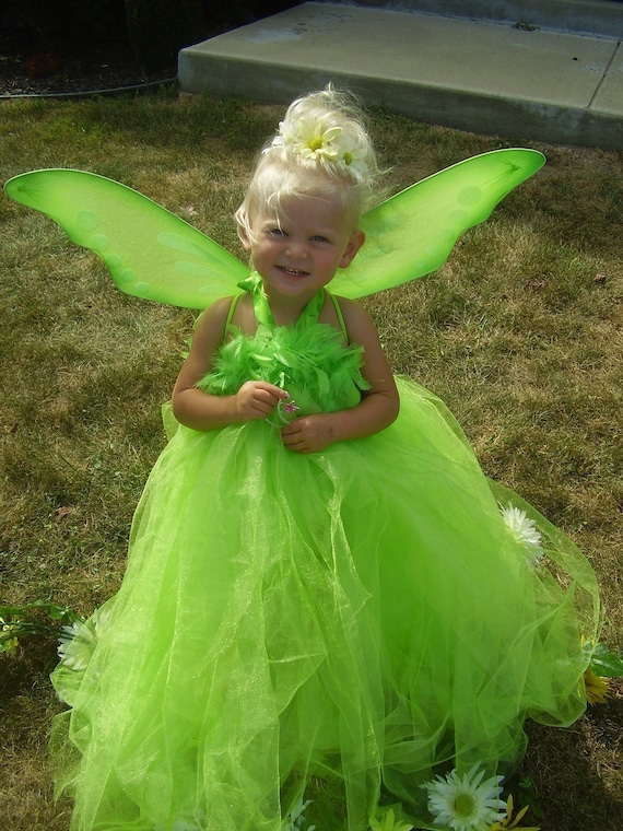 Disney's Inspired TINKERBELL Tutu Dress Up Costume