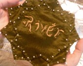 Dr Who Inspired River Song Prayer Leaf