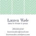 Herringbone Calling Card