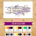 11x17 Magical Harry Potter Spells Print - Pick Your Color Scheme