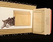 picture show rubber stamp "paper bag"