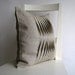 Pleated Natural Color 16 X 16 Linen Cushion Cover