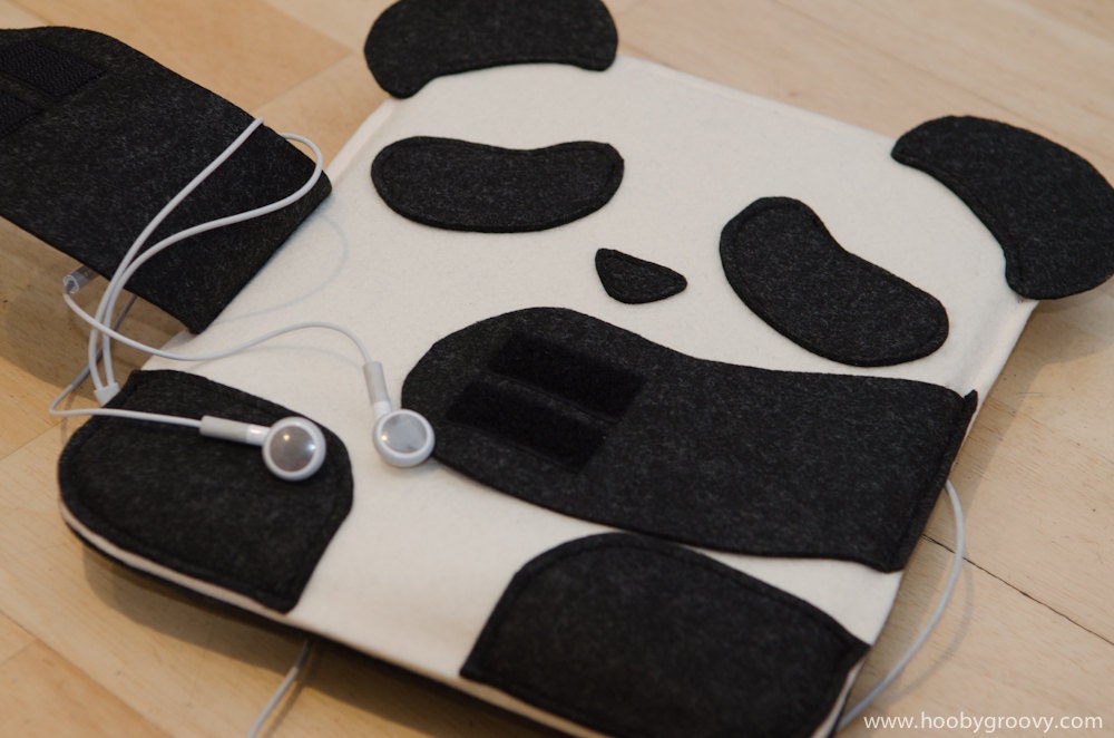 Panda from Hooby Groovy Land - iPad 1 / iPad 2 / new iPad Case