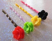 Flower Hair Pin Set - Bobby Pins