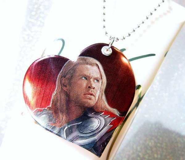 Thor Necklace - The Avengers - Soda Can Jewelry Gift Il_570xn