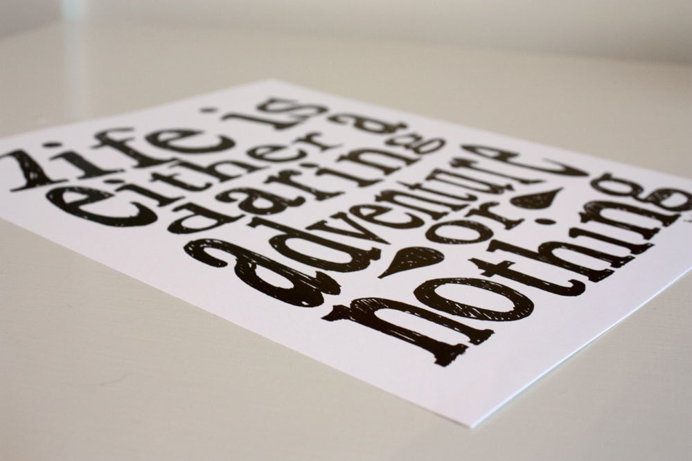 8x10 Daring Adventure print