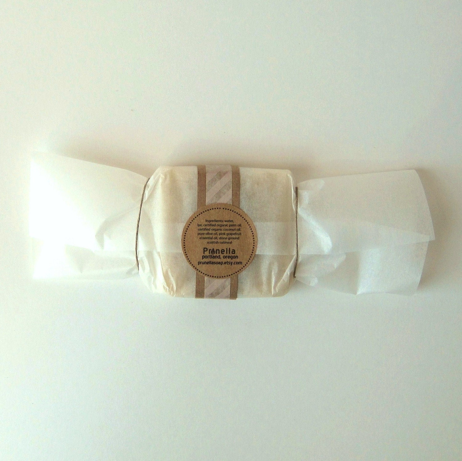 Pink Grapefruit Oatmeal Soap - Vegan Cold Process Soap made with Organic Ingredients