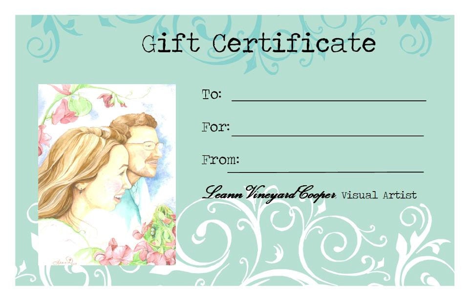Gift Certificate, for purchase in shop or towards commissioned art