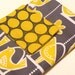 Privacy Pouch - Michael Miller Grey Citron and Black - Ready to Ship
