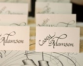 Unique Escort Cards - Hand Calligraphy