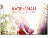 Save The Date Card or Magnet Bright Light