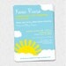 Sunshine Baby Shower Invitation, Printable, Boy or Girl Gender Neutral, Yellow and Light Blue, DIY Digital File
