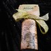 Place card bottles Alice in wonderland Rabbit on 1973 Music sheet set of 8