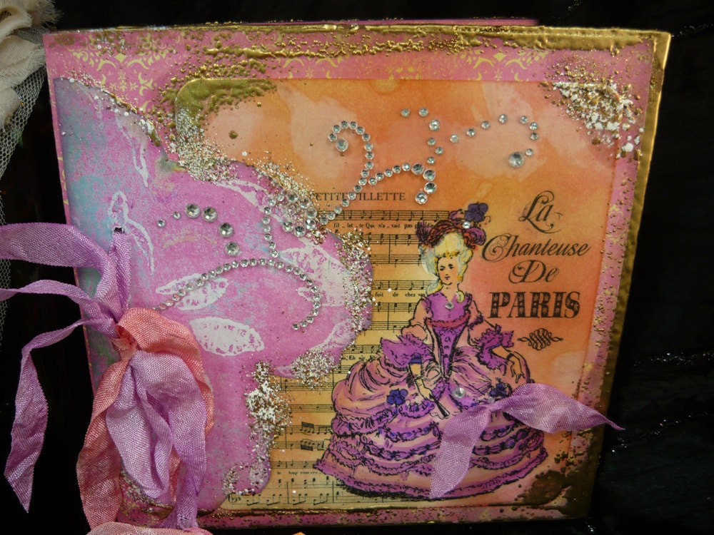 Journal album Marie Antoinette with bookmarker