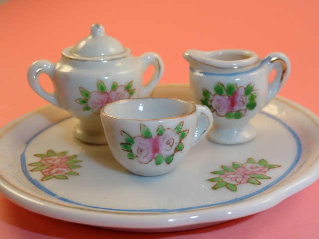 Vintage Miniature Tea Set, Occupied Japan