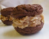 German Chocolate Whoopie Pies