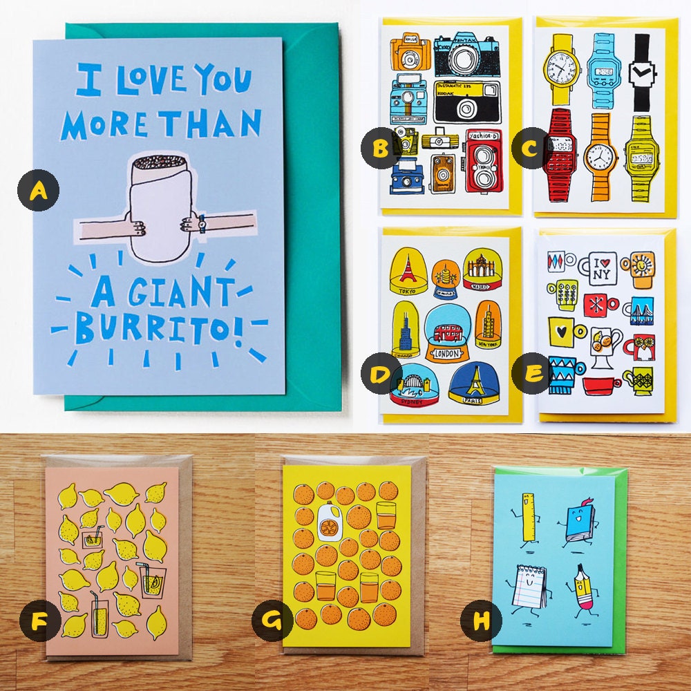Any 5 Greeting cards