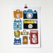 A3 Colourful Retro Vintage Camera Print