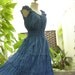 Princess Cotton Dress - Blue