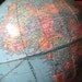 Vintage World Globe, Cram's Earth Model Library Office Decor, 1980s, Vacation Travel Turquoise Blue, Pastels, Home Decor