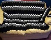 Oakland Raiders Team Colors Afghan