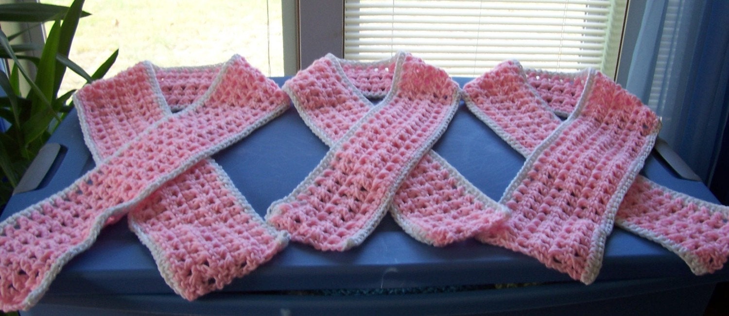 Breast Cancer Awareness XO's Scarf