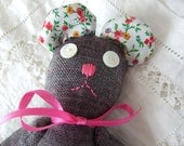 Bear - small tweedy bear