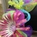 Mailbox Topper Swag Garland Decoration for Spring or Summer - bright colors