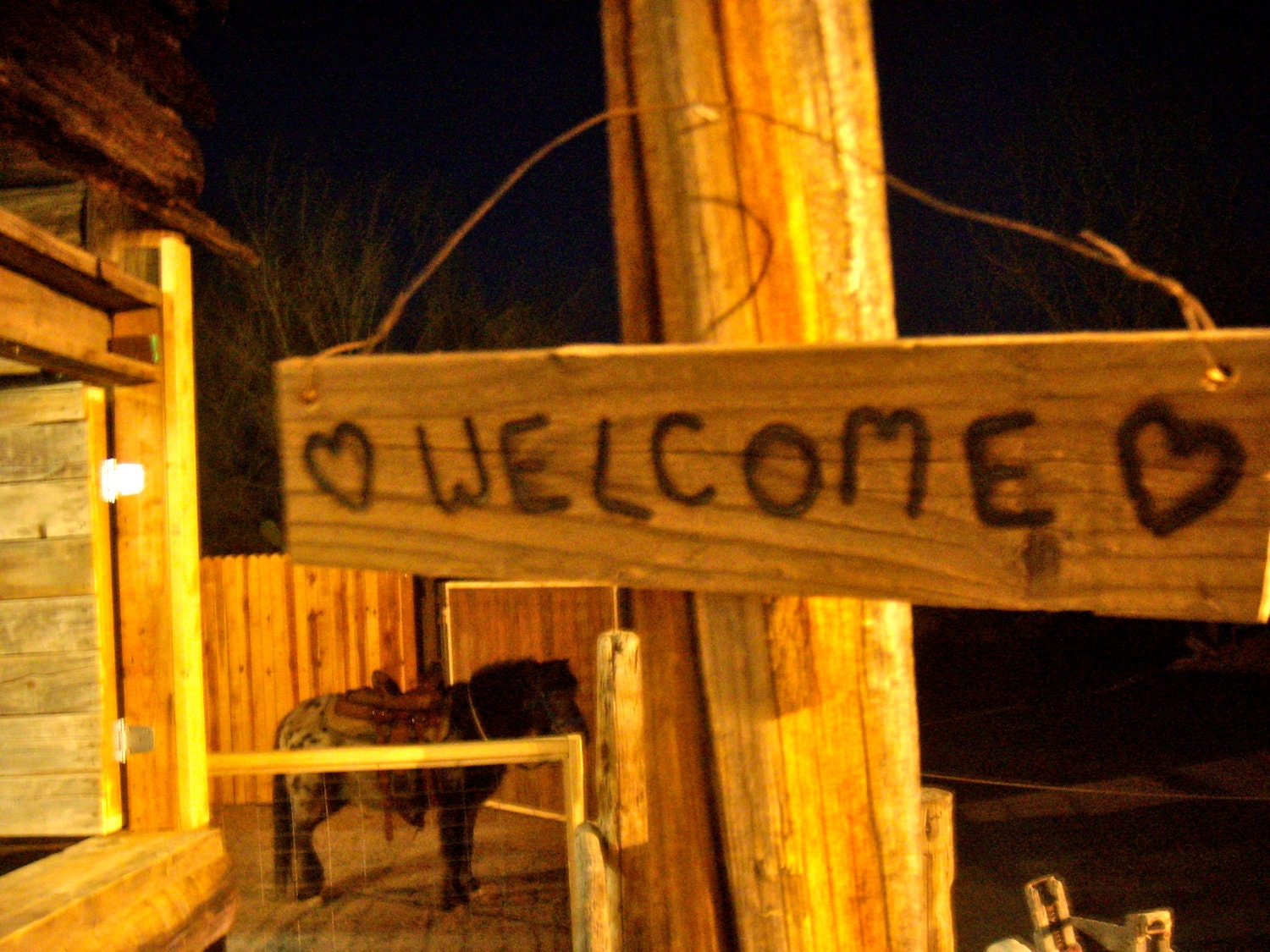 WELCOME, Branded Wall Sign