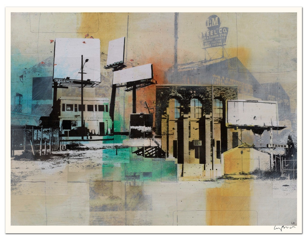 POST NO BILLS - Fine art print - 22 x 17" - Signed by the artist