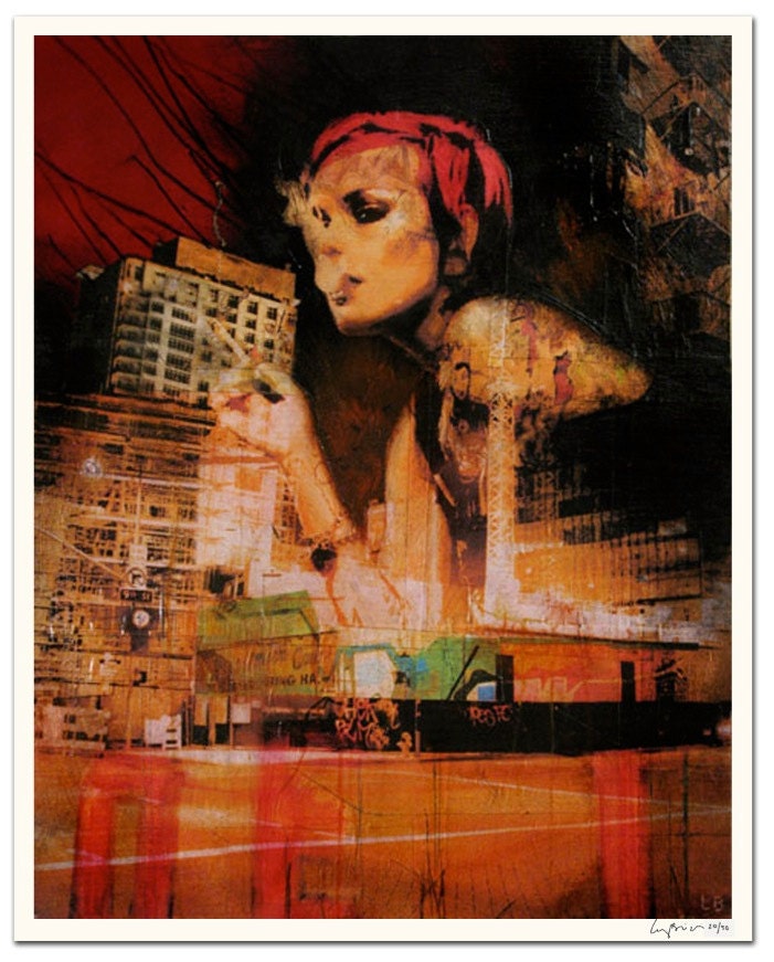 Smoke and Mirrors -Limited edition lithograph
