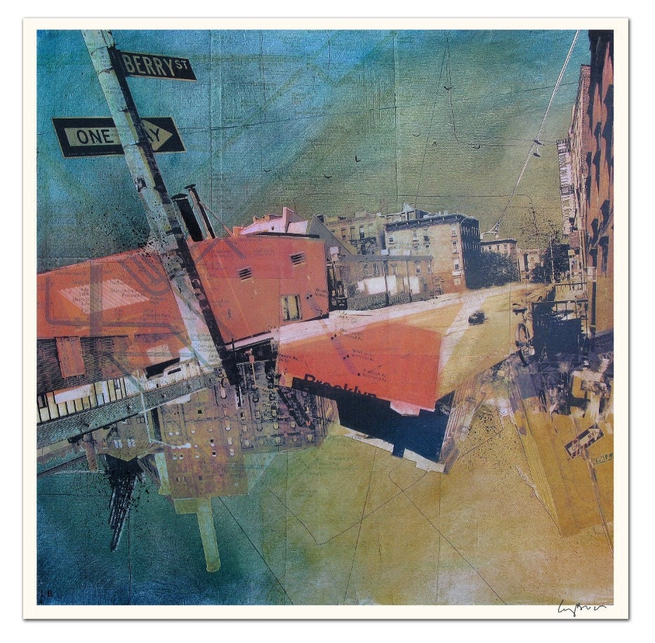 BROOKLYN - Fine art print - 17 x 17" - Signed by the artist