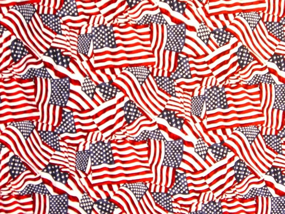 american flag fabric