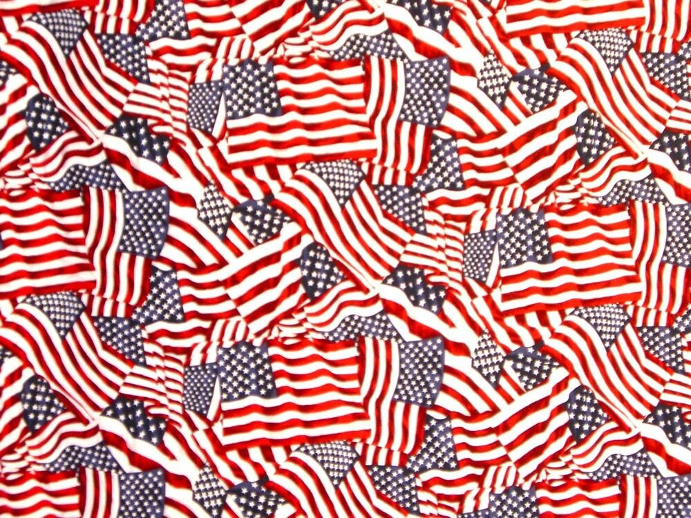 american flag fabric