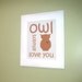 You Plus Me Equals Awesome, Awesome Print, Wedding Print,  Best Friend, 8x10 Print, Orange, Custom Color, Summer