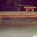Large 8ft // Reclaimed Wood Farmhouse Dining Table // Raw Unfinished