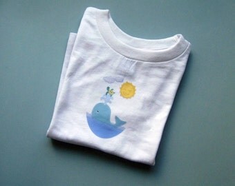 2T / Toddler T-Shirt / Whale Illustration by Kaydi-did