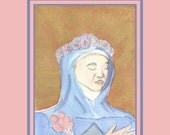 St. Rose of Lima Deus Caritas Est "God is Love" Poster