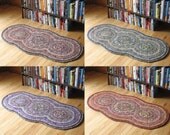 Triple Disc Crocheted Rag Rug - Your Choice of Colors